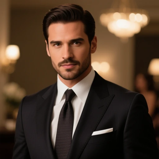 Homem bem vestido para um encontro